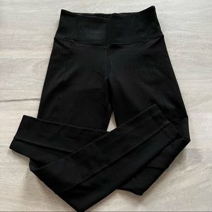 Athleta Delancey herringbone tight black XS